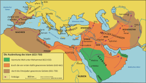 Die Ausbreitung des Islam (622-750)