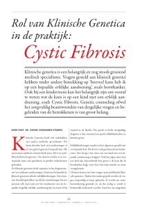 Cystic Fibrosis - ild care foundation