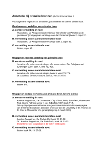 Annotatie bij primaire bronnen