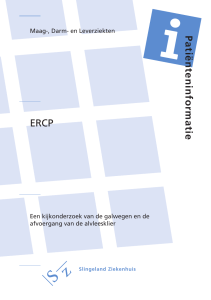 Patiënteninformatie ERCP - Folders