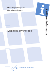 Medische psychologie - Folders