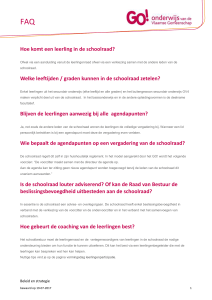 FAQ leerlingenparticipatie in de schoolraad