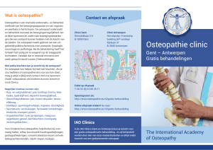 Osteopathie clinic - International Academy of Osteopathy