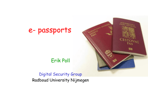 e-Passports - Radboud Universiteit
