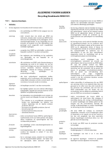 Standaard Nederlands - Recycling Kombinatie REKO BV