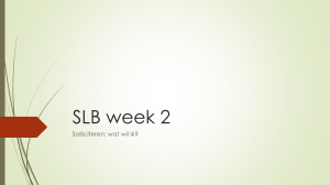 SLB week 2