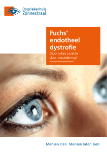 Fuchs hoornvlieszwakte - Oogziekenhuis Zonnestraal