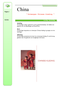 Leerling 3 - China in de les