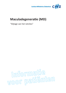 Maculadegeneratie (MD)