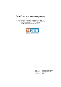 De AO en procesmanagement - AO