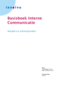 Basisboek interne communicatie_Reijnders