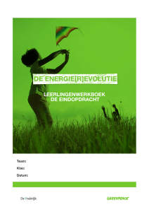 de energie[r]evolutie - Greenpeace Nederland