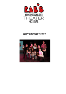 JURY RAPPORT 2017 De vakjury