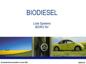 Biodiesel - Vlaanderen.be
