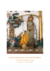 In de voetsporen van de Boeddha