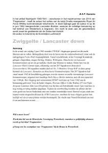 Zwiggelte Lancaster down - Historische Vereniging Westerbork