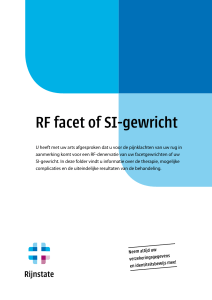 RF facet of SI-gewricht