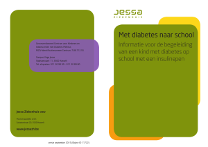 Met diabetes naar school