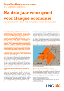 Na drie jaar weer groei voor Haagse economie