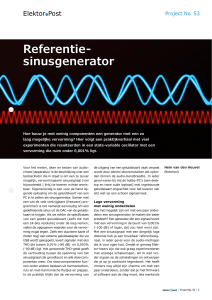 Referentie- sinusgenerator