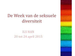 Sexuele diversiteitsweek - Toegerust op sociale veiligheid