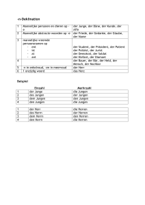 n-Deklination - Clzvaklokalen.nl