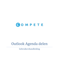 Outlook Agenda delen
