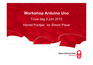 Harold Pootjes en Simon Pauw, Workshop Arduino Uno
