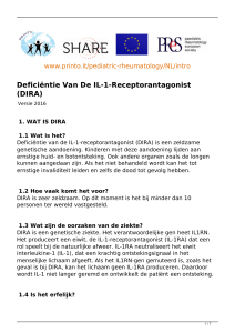 Deficiëntie Van De IL-1-Receptorantagonist (DIRA)