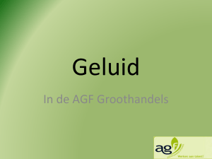Geluid - Arbocatalogus Gezondehandel.nl