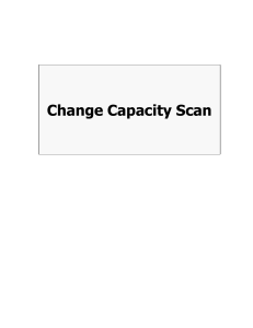 Change Capacity Scan Change Capacity Scan Via onderstaande