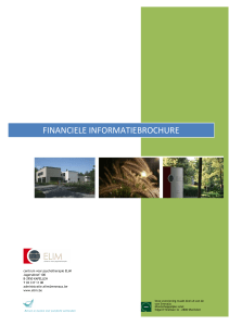 Financiële infobrochure Elim 2012 02 27