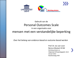 PowerPoint-presentatie - Vereniging Gehandicaptenzorg Nederland