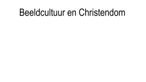 Beeldcultuur en Christendom - Sint
