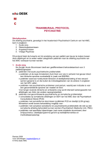 transmuraal protocol psychiatrie