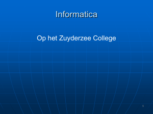 Informatica - Zuyderzee College