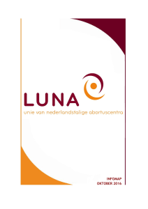 infomap oktober 2016 - LUNA - Unie van Nederlandstalige