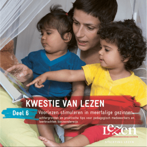 Kwestie van lezen 6: Voorlezen stimuleren in meertalige gezinnen