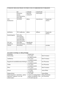 overzicht biologie aanbod 4e periode