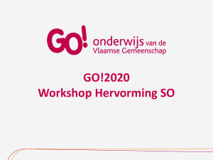 GO!2020 DiRa-PE-PC 26/02/2014 - GO! onderwijs van de Vlaamse