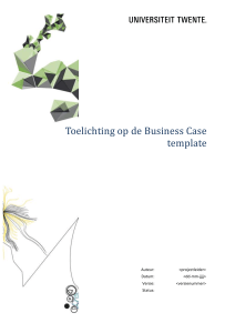 Business case toelichting PWD