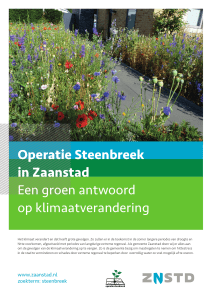 Operatie Steenbreek in Zaanstad
