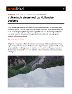 Vulkanisch steenmeel op Hollandse bodems | Achtergrond