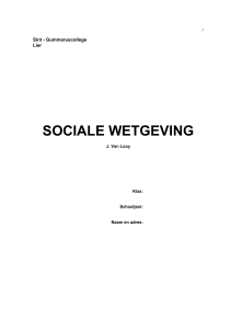 sociale wetgeving