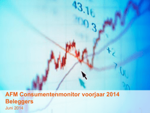 Consumentenmonitor voorjaar 2014