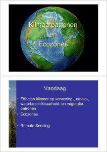 Klimaatpatronen en Ecozones