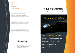 Jongerenactiviteiten - Sterrenwacht Copernicus