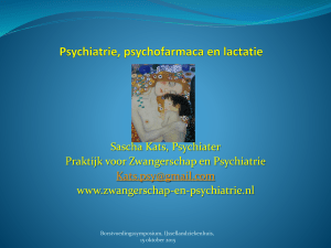 Psychiatrie, psychofarmaca en lactatie