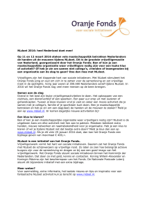 NLdoet 2016: heel Nederland doet mee! Op 11 en 12 maart 2016