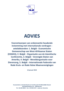 advies - Economische en Sociale Raad voor het Brussels